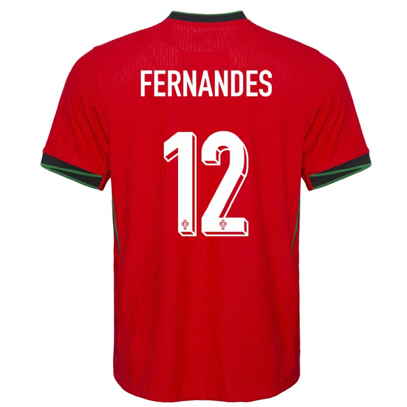 Danxen Herren Portugal Diogo Fernandes #12 Rot Heimtrikot Trikot 24-26 T-Shirt Schweiz