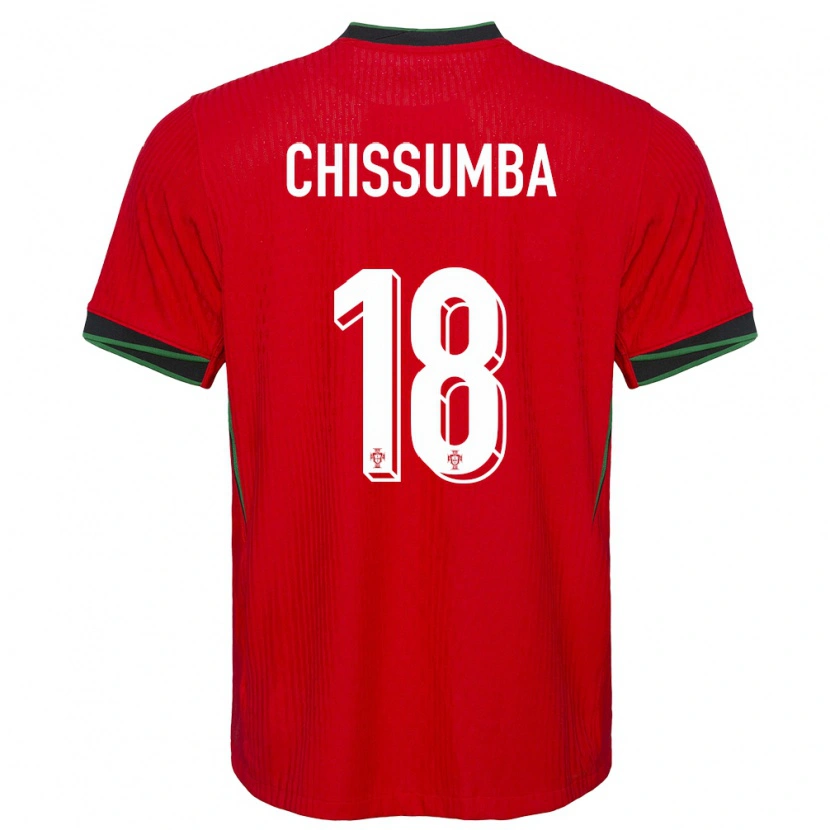 Danxen Herren Portugal Chissumba #18 Rot Heimtrikot Trikot 24-26 T-Shirt Schweiz