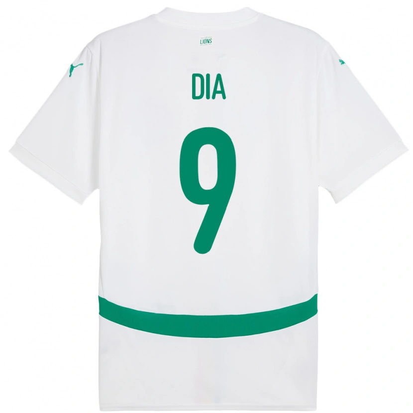 Danxen Herren Senegal Boulaye Dia #9 Weiß Heimtrikot Trikot 24-26 T-Shirt Schweiz