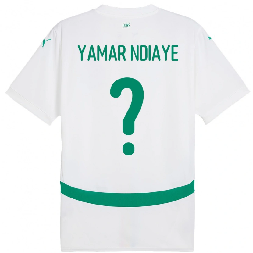 Danxen Herren Senegal El Hadj Yamar Ndiaye #0 Weiß Heimtrikot Trikot 24-26 T-Shirt Schweiz