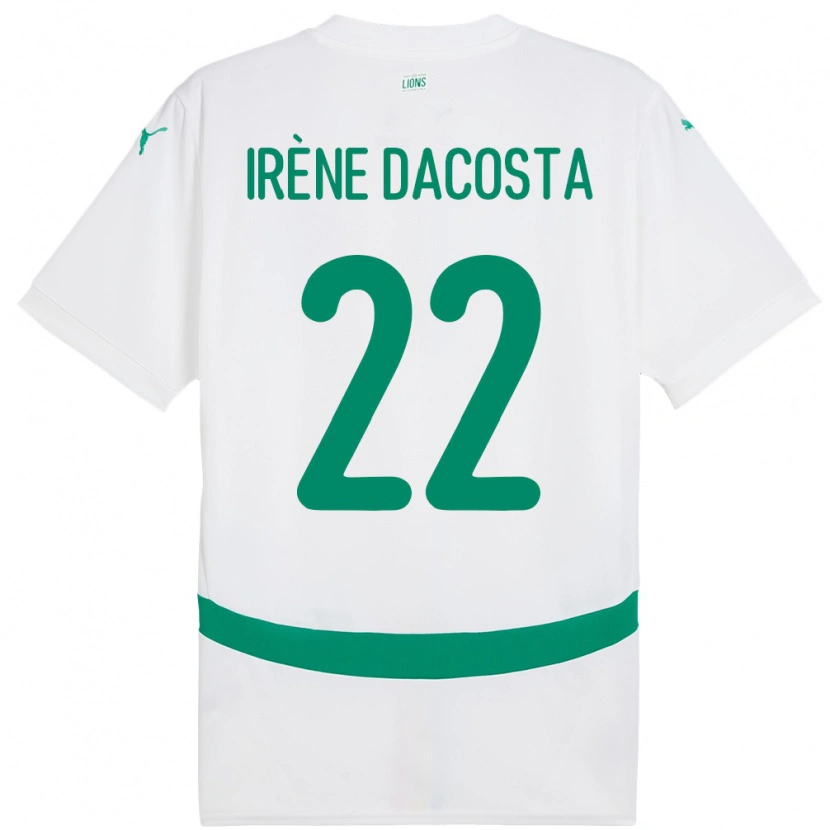 Danxen Herren Senegal Gladys Irene Dacosta #22 Weiß Heimtrikot Trikot 24-26 T-Shirt Schweiz