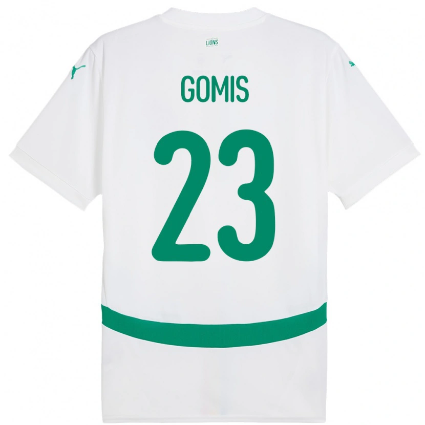 Danxen Herren Senegal Alfred Gomis #23 Weiß Heimtrikot Trikot 24-26 T-Shirt Schweiz