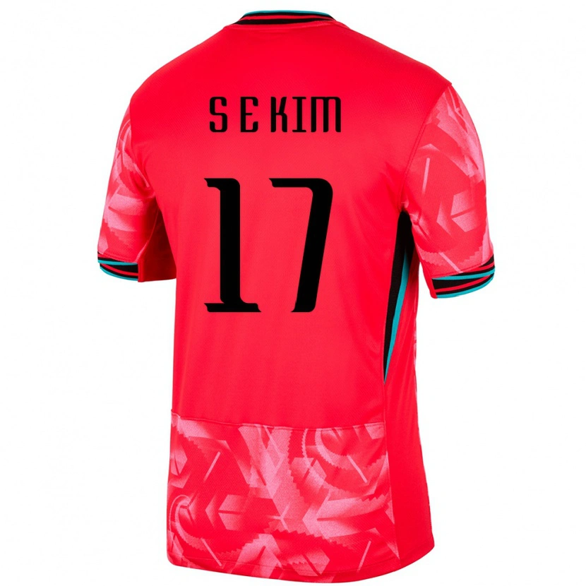 Danxen Herren Südkorea Eun-Seong Kim #17 Rot Heimtrikot Trikot 24-26 T-Shirt Schweiz
