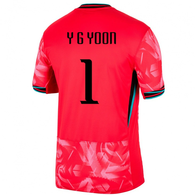 Danxen Herren Südkorea Yoon Young Geul #1 Rot Heimtrikot Trikot 24-26 T-Shirt Schweiz