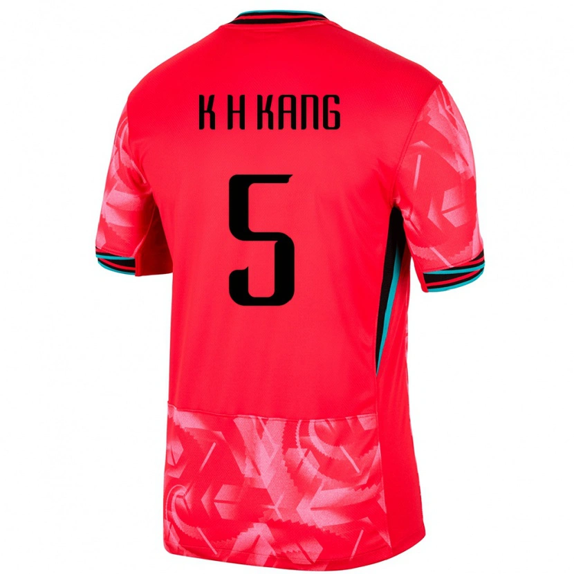 Danxen Herren Südkorea Kang Kyo Hun #5 Rot Heimtrikot Trikot 24-26 T-Shirt Schweiz