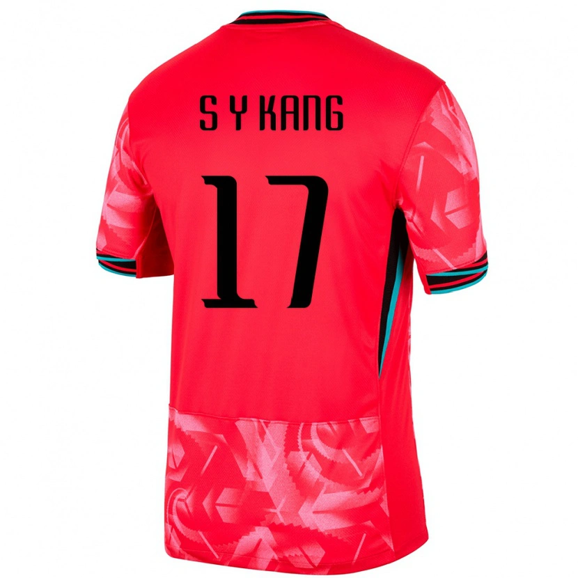 Danxen Herren Südkorea Kang Sang Yun #17 Rot Heimtrikot Trikot 24-26 T-Shirt Schweiz