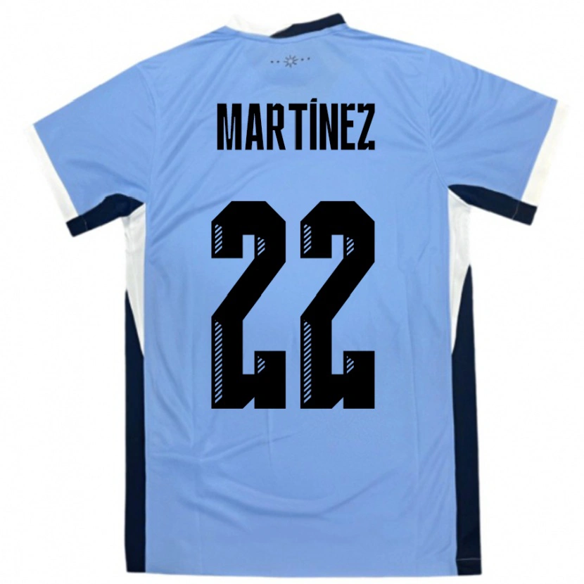 Danxen Herren Uruguay Fredy Martínez #22 Weiß Schwarz Heimtrikot Trikot 24-26 T-Shirt Schweiz