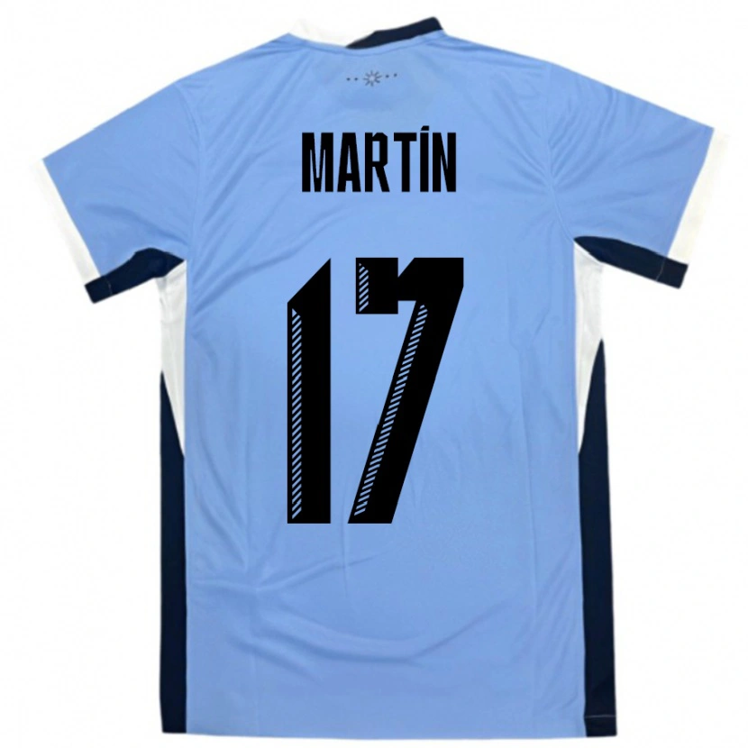 Danxen Herren Uruguay Juan Martin #17 Weiß Schwarz Heimtrikot Trikot 24-26 T-Shirt Schweiz