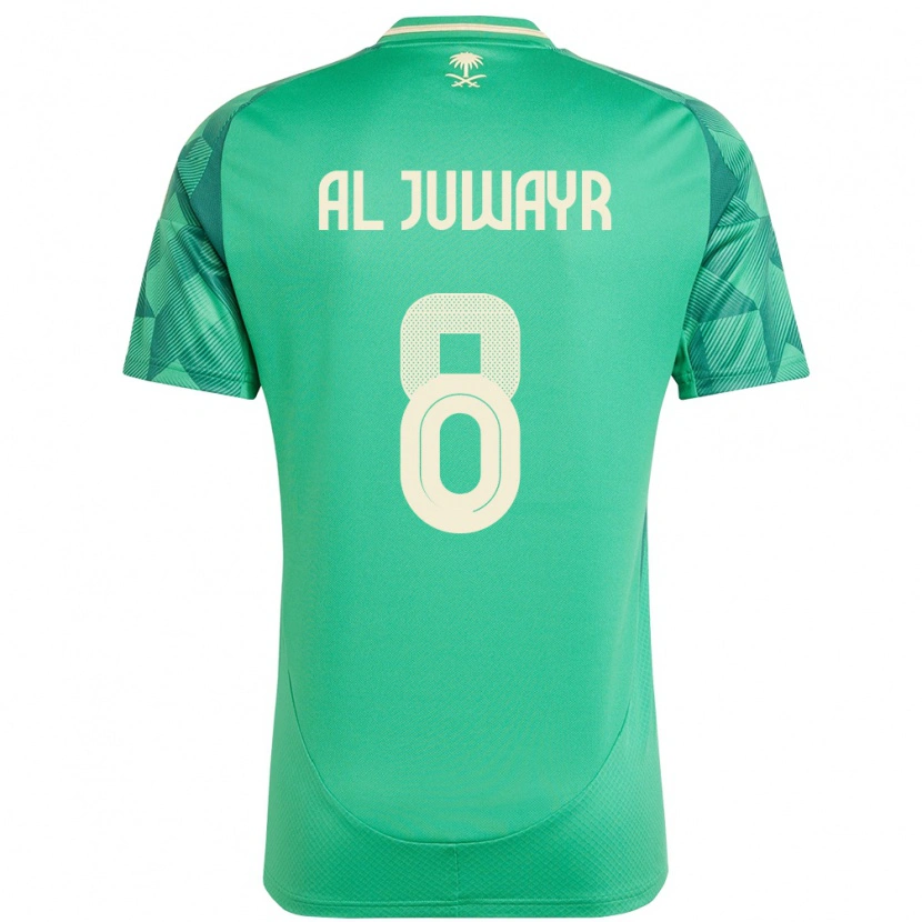 Danxen Herren Saudi-Arabien Musab Al-Juwayr #8 Grün Heimtrikot Trikot 24-26 T-Shirt Schweiz