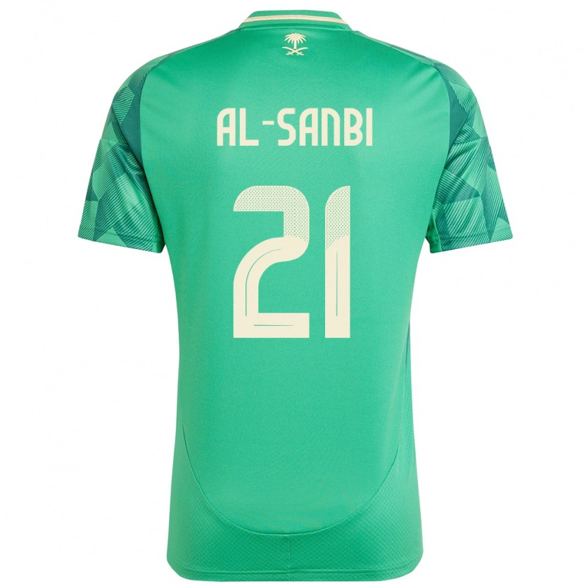Danxen Herren Saudi-Arabien Abdulrahman Al-Sanbi #21 Grün Heimtrikot Trikot 24-26 T-Shirt Schweiz