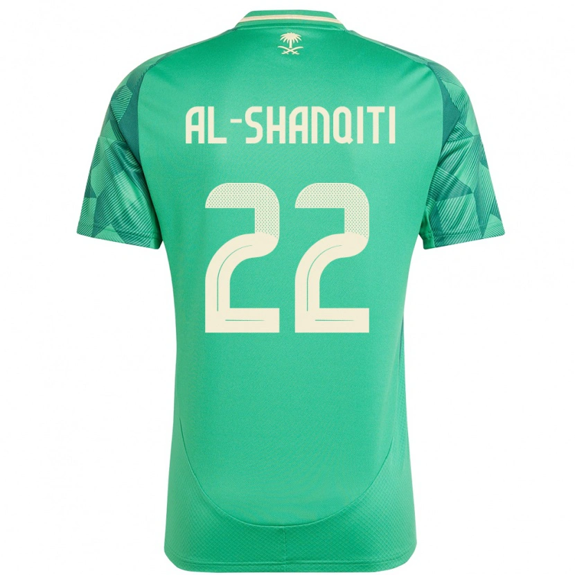 Danxen Herren Saudi-Arabien Hamed Al-Shanqiti #22 Grün Heimtrikot Trikot 24-26 T-Shirt Schweiz