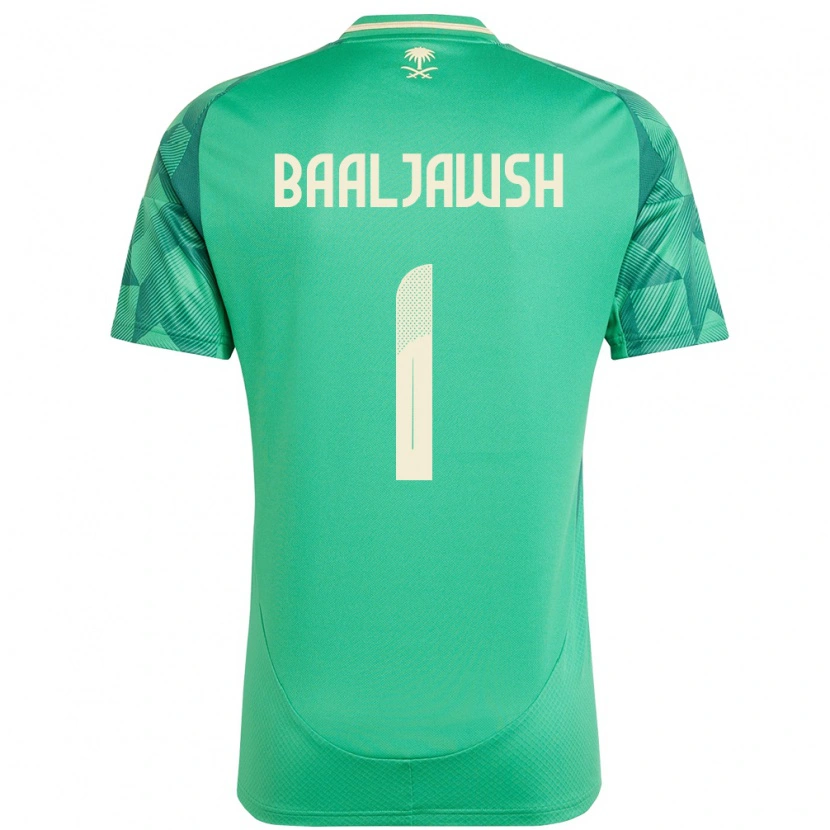 Danxen Herren Saudi-Arabien Turki Baaljawsh #1 Grün Heimtrikot Trikot 24-26 T-Shirt Schweiz