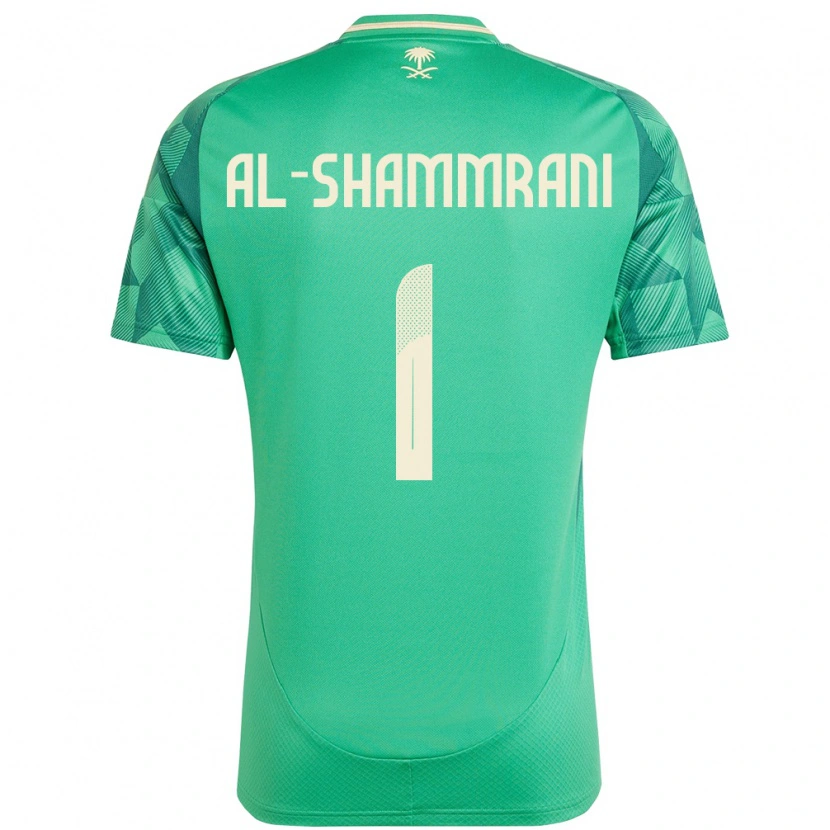 Danxen Herren Saudi-Arabien Faisal Al-Shammrani #1 Grün Heimtrikot Trikot 24-26 T-Shirt Schweiz