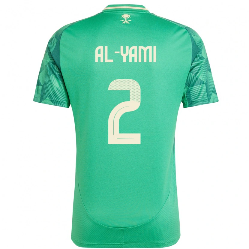 Danxen Herren Saudi-Arabien Marwan Al-Yami #2 Grün Heimtrikot Trikot 24-26 T-Shirt Schweiz