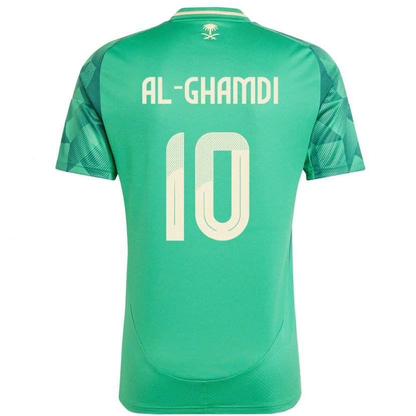 Danxen Herren Saudi-Arabien Ziyad Al-Ghamdi #10 Grün Heimtrikot Trikot 24-26 T-Shirt Schweiz