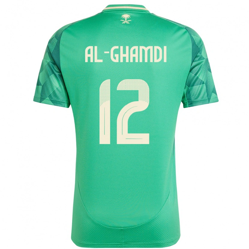 Danxen Herren Saudi-Arabien Rayan Al-Ghamdi #12 Grün Heimtrikot Trikot 24-26 T-Shirt Schweiz