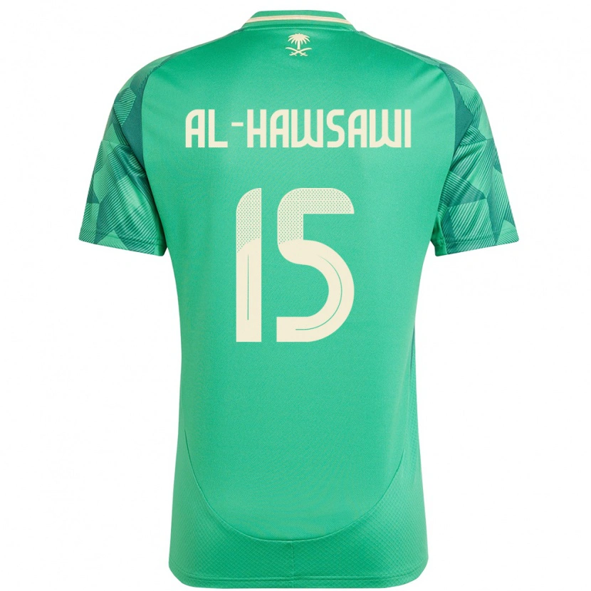 Danxen Herren Saudi-Arabien Suhayb Al-Hawsawi #15 Grün Heimtrikot Trikot 24-26 T-Shirt Schweiz