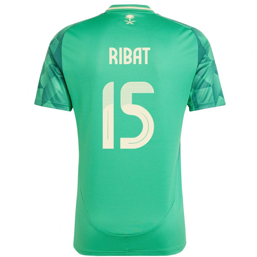 Danxen Herren Saudi-Arabien Abdulaziz Ribat #15 Grün Heimtrikot Trikot 24-26 T-Shirt Schweiz