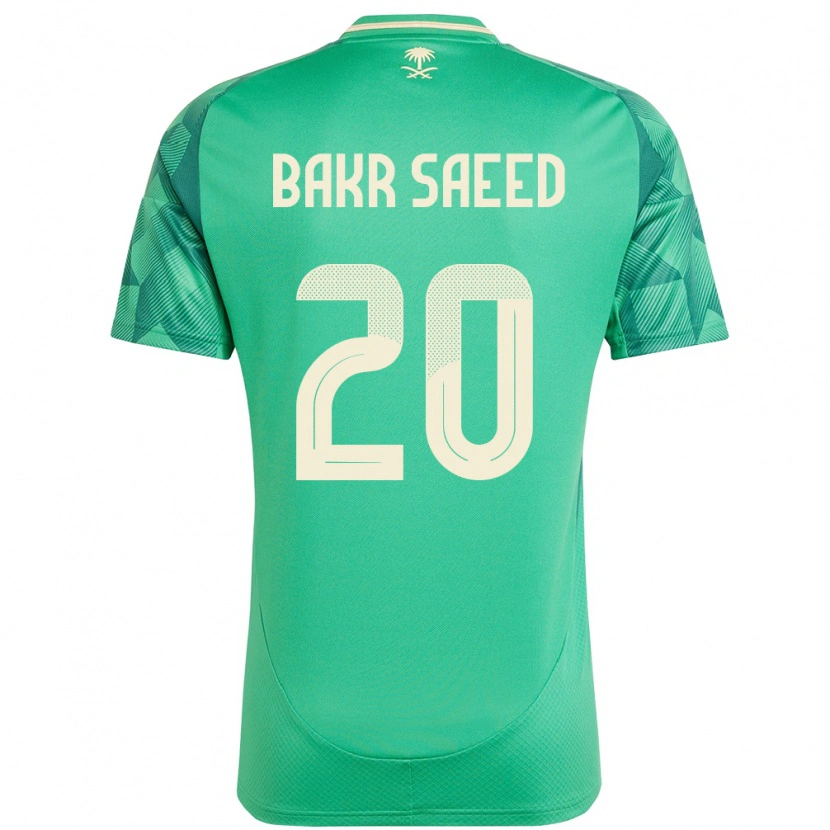 Danxen Herren Saudi-Arabien Abu Bakr Saeed #20 Grün Heimtrikot Trikot 24-26 T-Shirt Schweiz