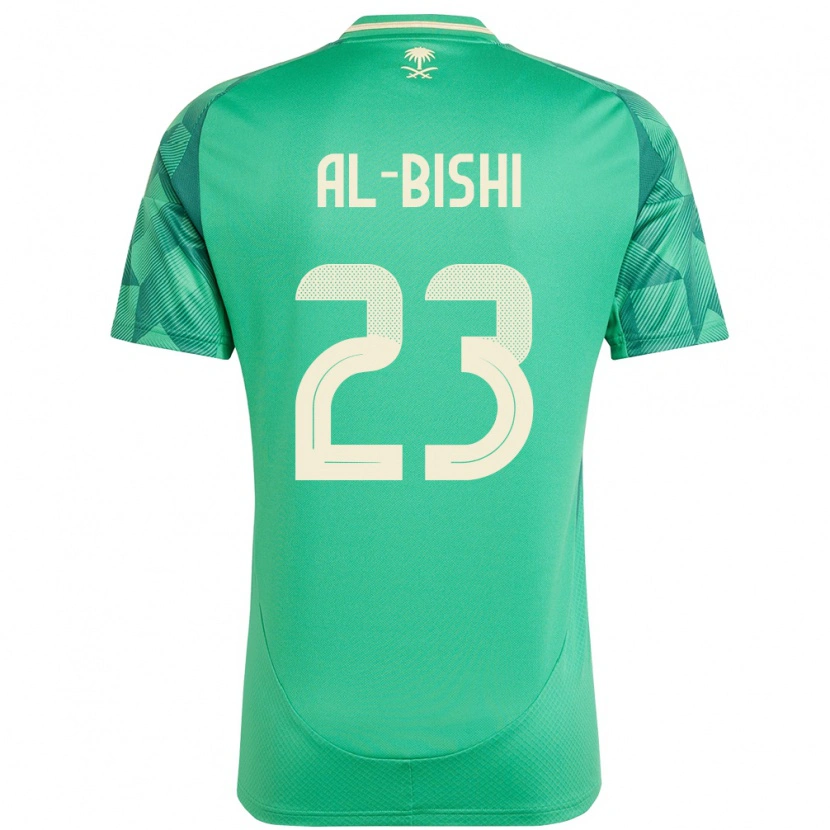 Danxen Herren Saudi-Arabien Abdullah Al-Bishi #23 Grün Heimtrikot Trikot 24-26 T-Shirt Schweiz