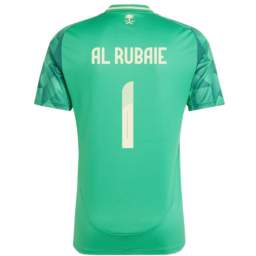 Danxen Herren Saudi-Arabien Mohammed Al Rubaie #1 Grün Heimtrikot Trikot 24-26 T-Shirt Schweiz