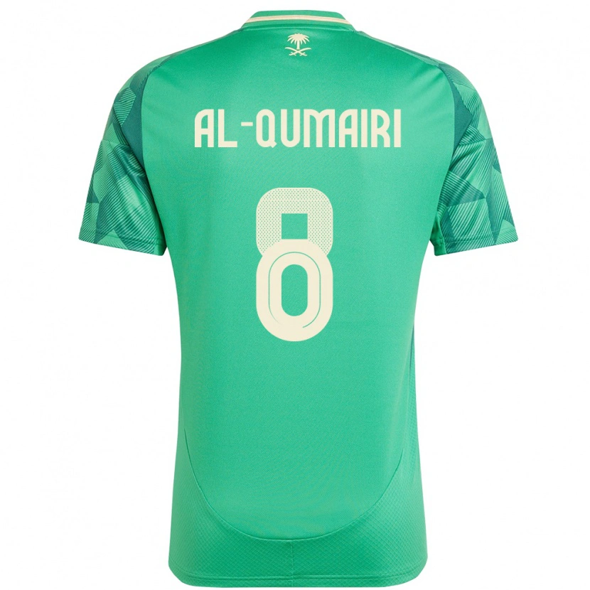 Danxen Herren Saudi-Arabien Nawaf Al Qumairi #8 Grün Heimtrikot Trikot 24-26 T-Shirt Schweiz