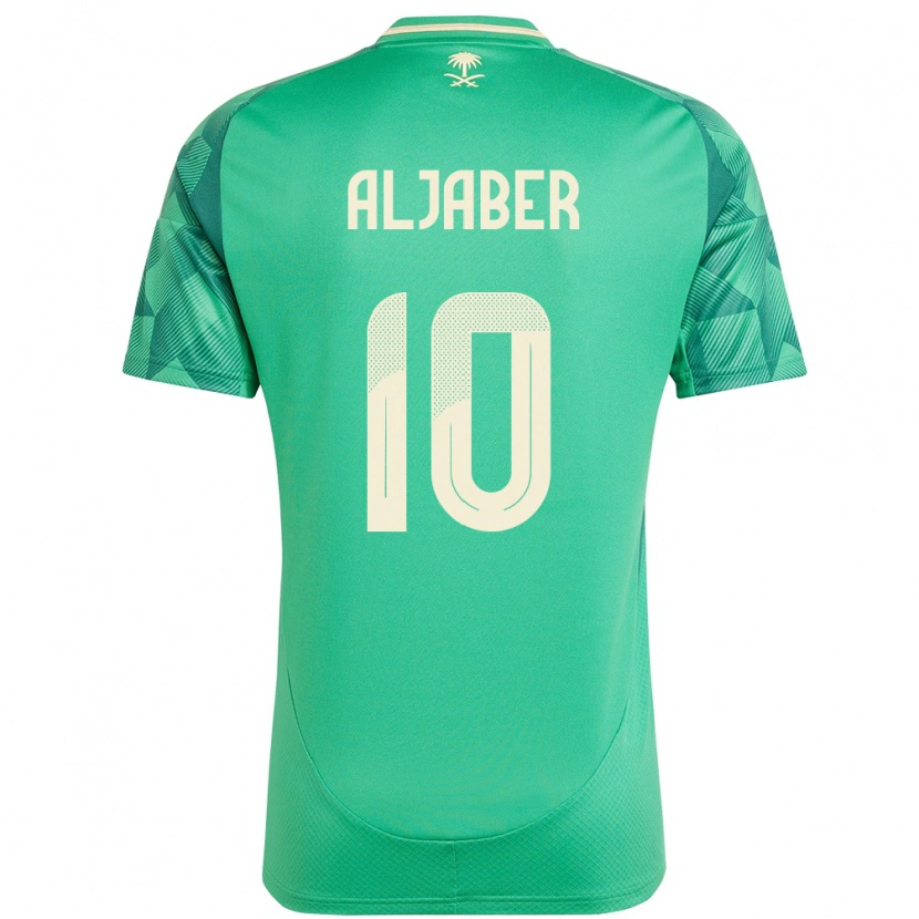Danxen Herren Saudi-Arabien Yassen Aljaber #10 Grün Heimtrikot Trikot 24-26 T-Shirt Schweiz