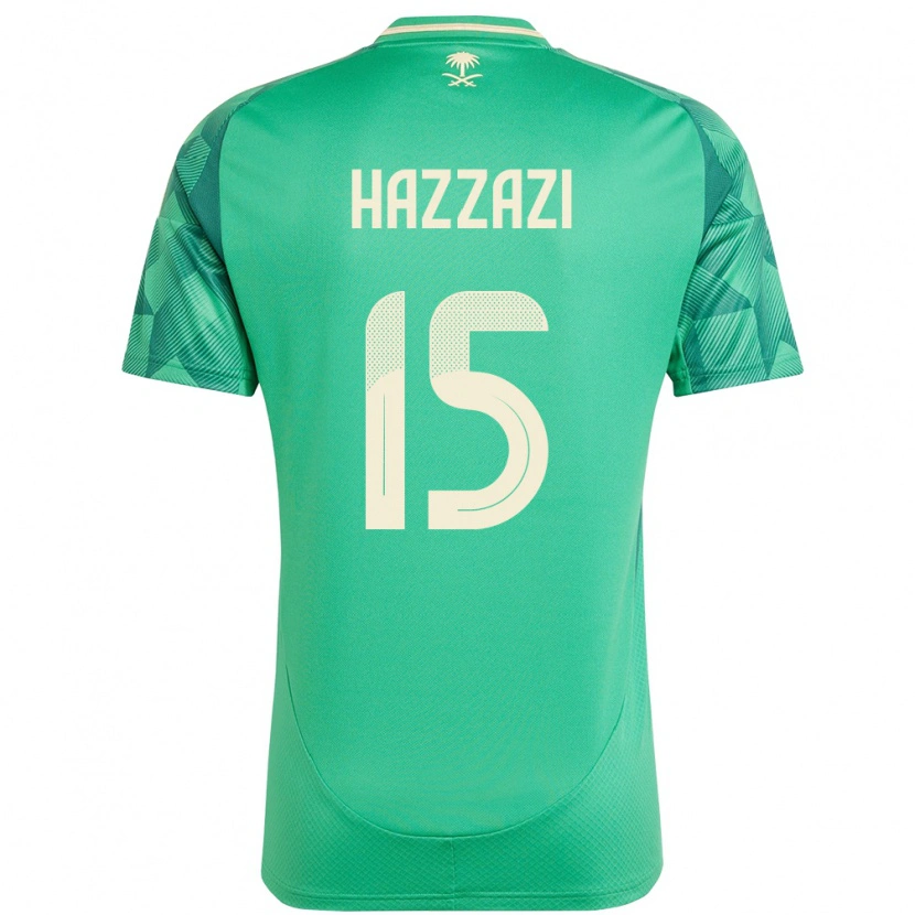 Danxen Herren Saudi-Arabien Mohammed Hazzazi #15 Grün Heimtrikot Trikot 24-26 T-Shirt Schweiz