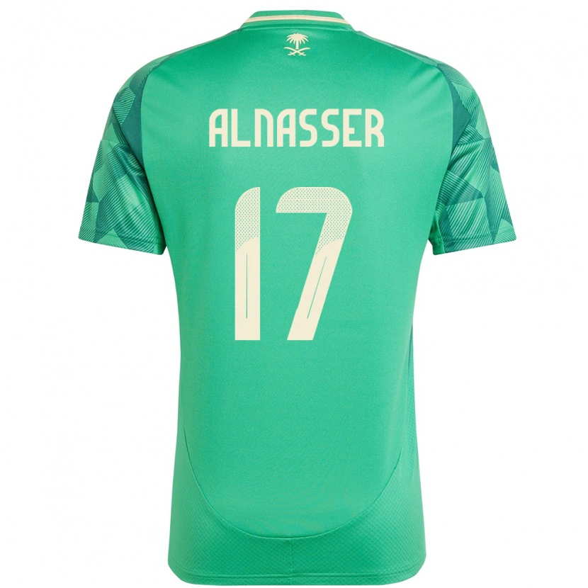 Danxen Herren Saudi-Arabien Saad Alnasser #17 Grün Heimtrikot Trikot 24-26 T-Shirt Schweiz