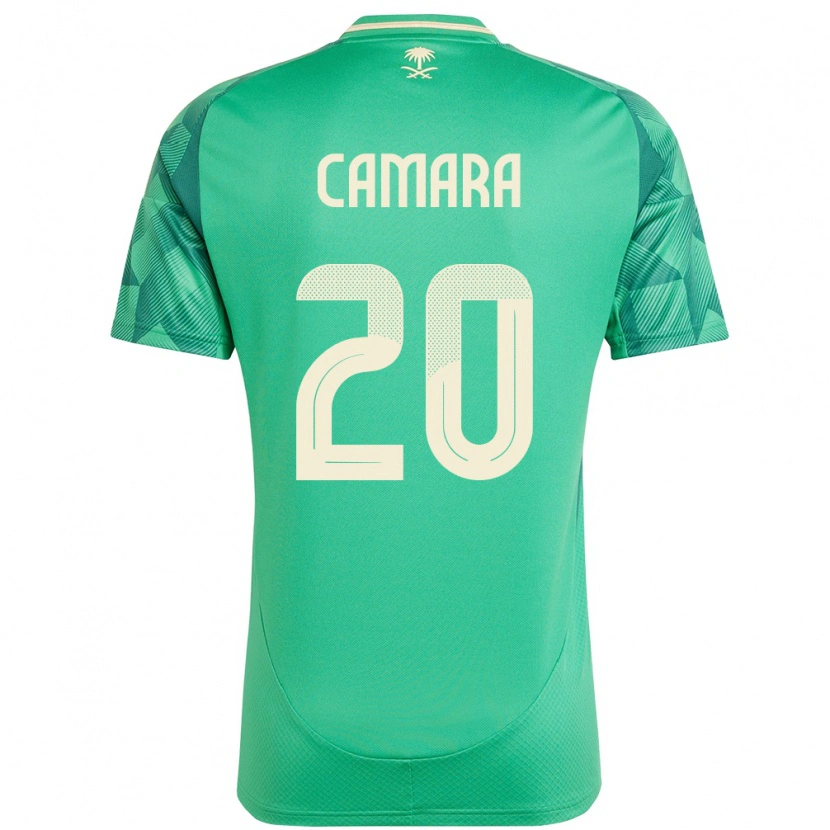 Danxen Herren Saudi-Arabien Haroune Camara #20 Grün Heimtrikot Trikot 24-26 T-Shirt Schweiz