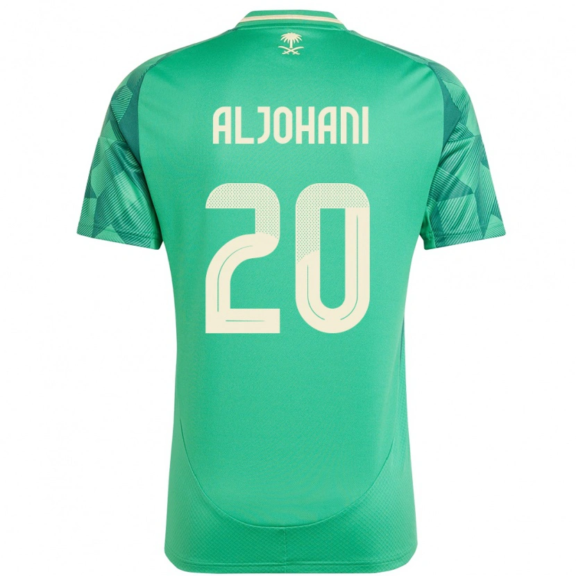 Danxen Herren Saudi-Arabien Ziyad Aljohani #20 Grün Heimtrikot Trikot 24-26 T-Shirt Schweiz