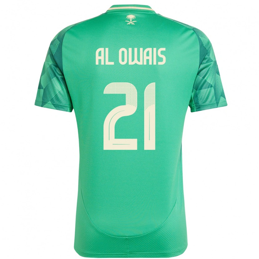 Danxen Herren Saudi-Arabien Mohammed Al Owais #21 Grün Heimtrikot Trikot 24-26 T-Shirt Schweiz
