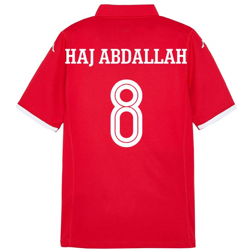 Danxen Herren Tunesien Saifedine Haj Abdallah #8 Rot Heimtrikot Trikot 24-26 T-Shirt Schweiz