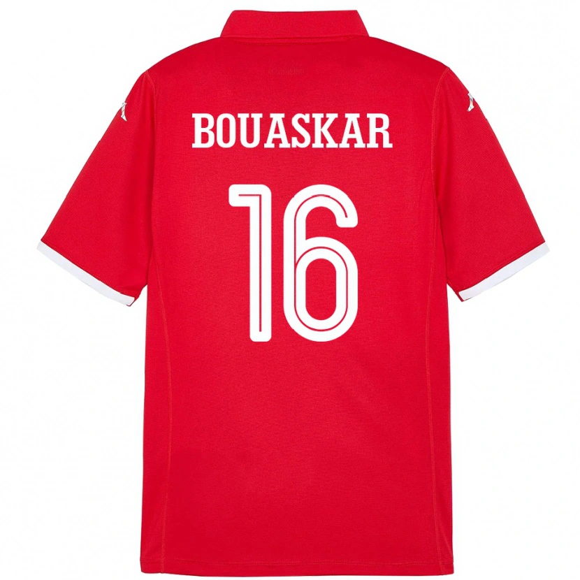 Danxen Herren Tunesien Slim Bouaskar #16 Rot Heimtrikot Trikot 24-26 T-Shirt Schweiz