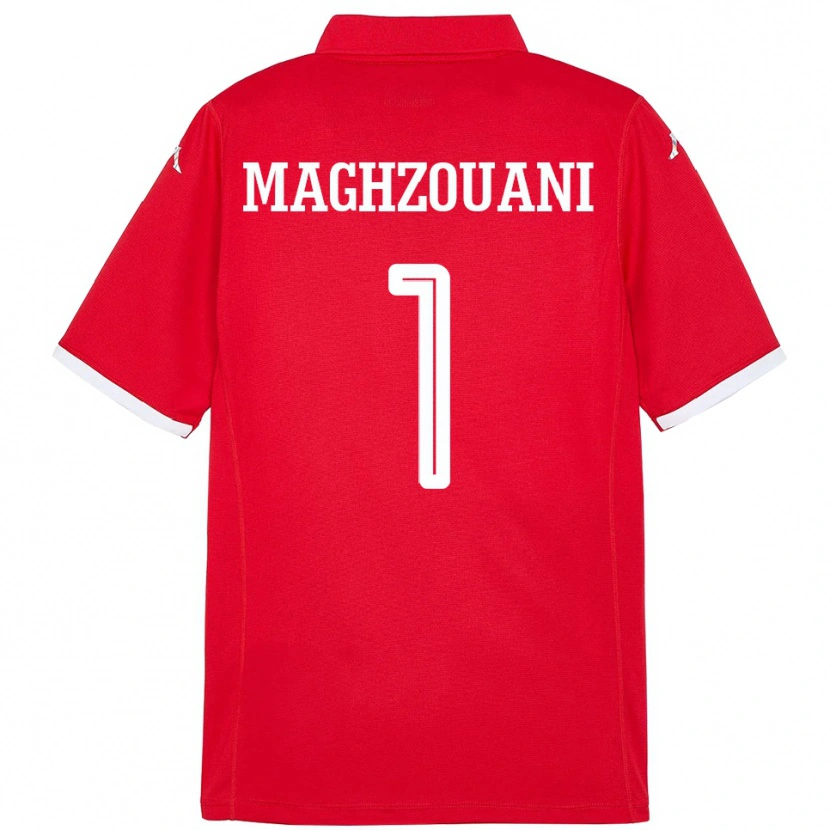 Danxen Herren Tunesien Wassim Maghzouani #1 Rot Heimtrikot Trikot 24-26 T-Shirt Schweiz