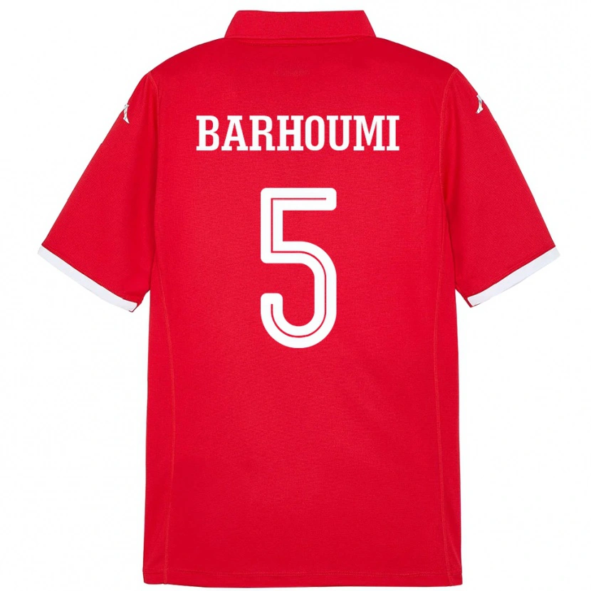 Danxen Herren Tunesien Jasmina Barhoumi #5 Rot Heimtrikot Trikot 24-26 T-Shirt Schweiz