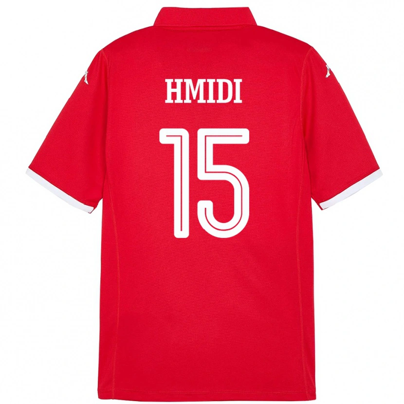 Danxen Herren Tunesien Makolm Hmidi #15 Rot Heimtrikot Trikot 24-26 T-Shirt Schweiz