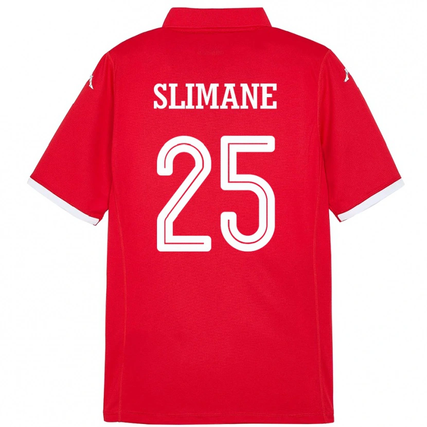 Danxen Herren Tunesien Anis Ben Slimane #25 Rot Heimtrikot Trikot 24-26 T-Shirt Schweiz
