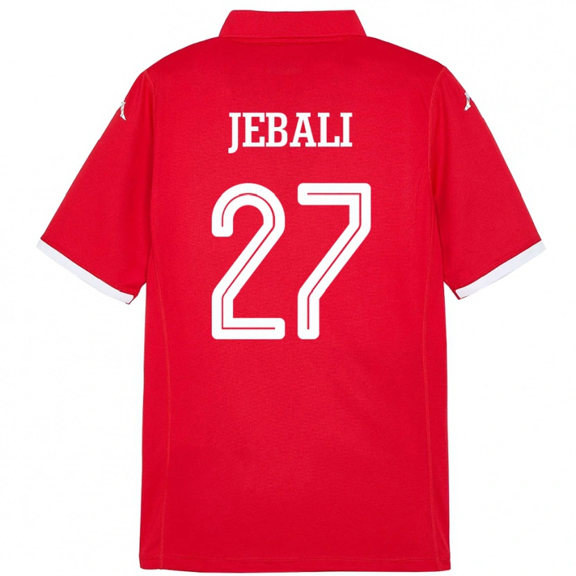 Danxen Herren Tunesien Issam Jebali #27 Rot Heimtrikot Trikot 24-26 T-Shirt Schweiz