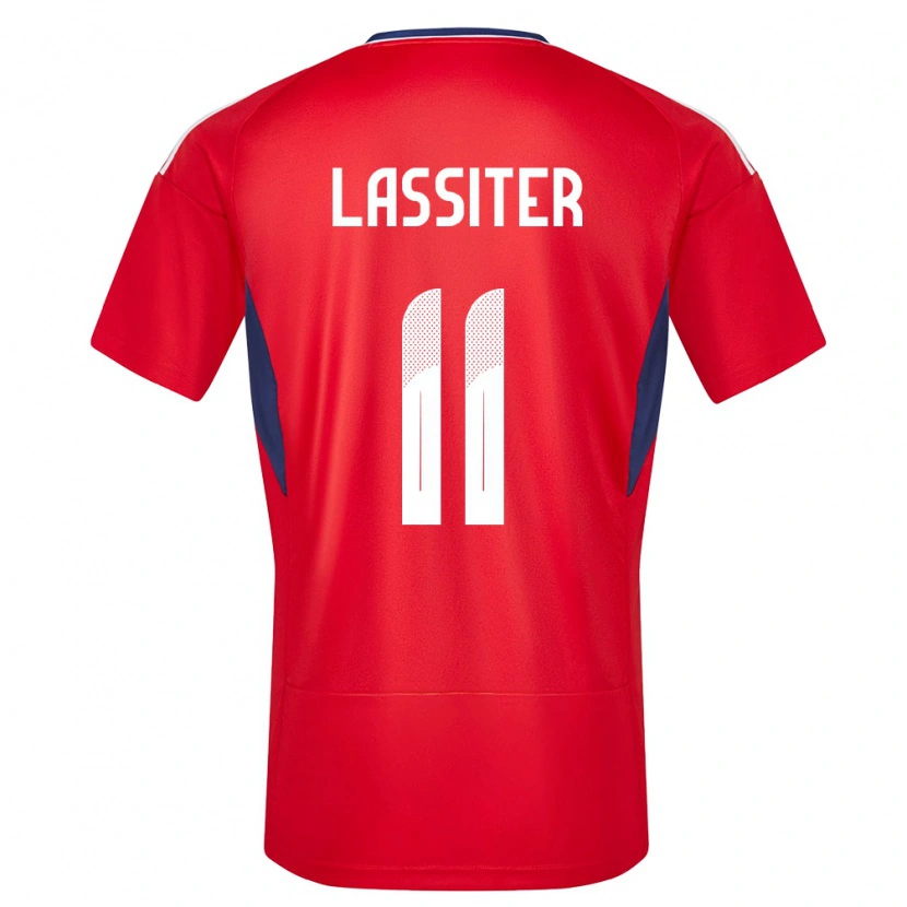 Danxen Herren Costa Rica Ariel Lassiter #11 Rot Heimtrikot Trikot 24-26 T-Shirt Schweiz