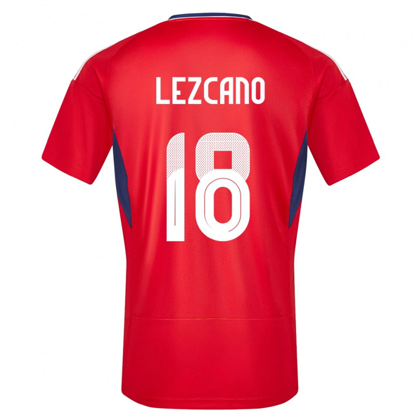 Danxen Herren Costa Rica Alexandre Lezcano #18 Rot Heimtrikot Trikot 24-26 T-Shirt Schweiz