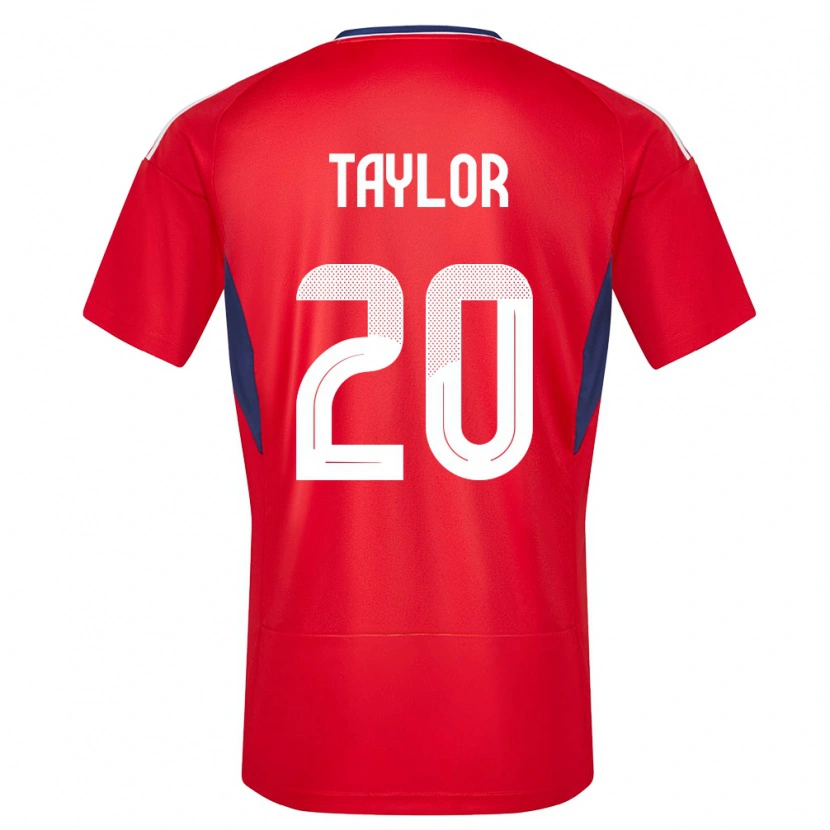 Danxen Herren Costa Rica Gerald Taylor #20 Rot Heimtrikot Trikot 24-26 T-Shirt Schweiz