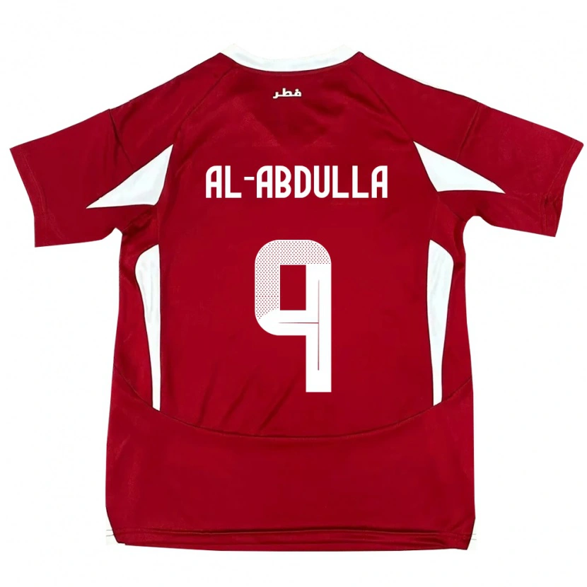 Danxen Herren Katar Rashid Al-Abdulla #9 Rot Heimtrikot Trikot 24-26 T-Shirt Schweiz