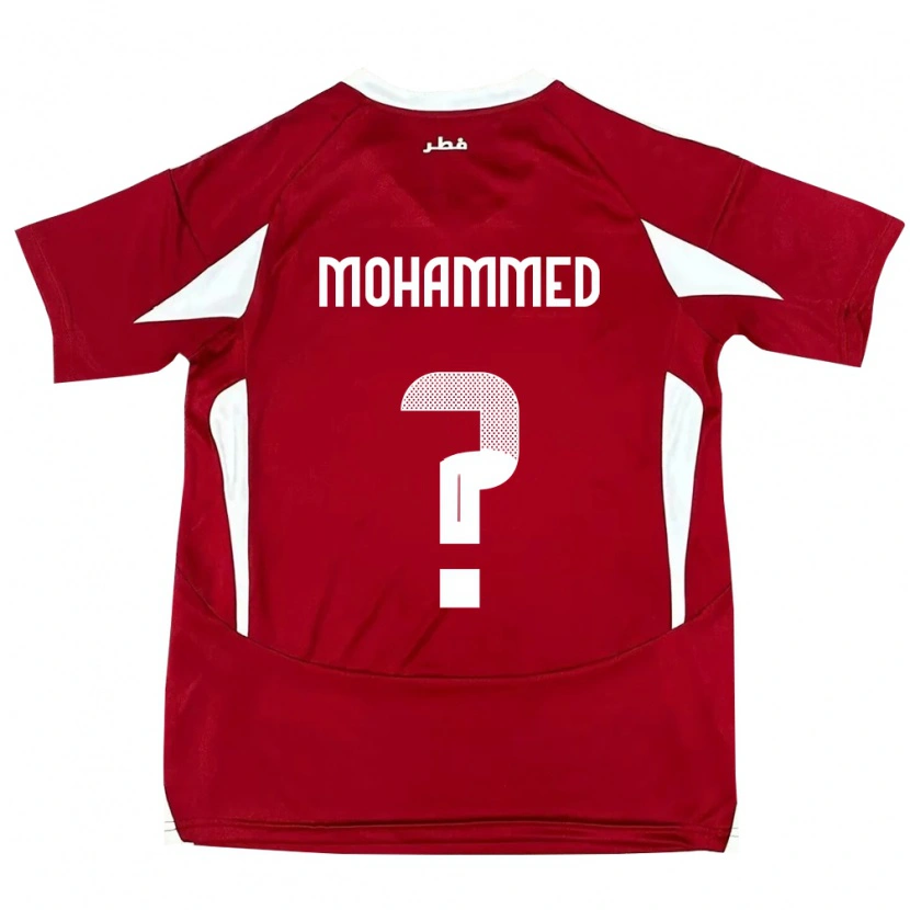 Danxen Herren Katar Ali Mohammed #0 Rot Heimtrikot Trikot 24-26 T-Shirt Schweiz