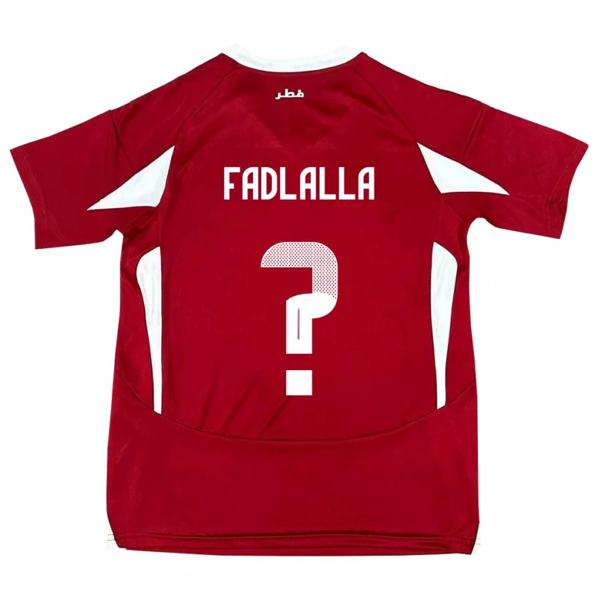 Danxen Herren Katar Saifeldeen Fadlalla #0 Rot Heimtrikot Trikot 24-26 T-Shirt Schweiz