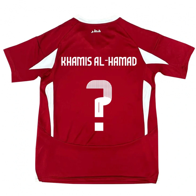 Danxen Herren Katar Saoud Khamis Al-Hamad #0 Rot Heimtrikot Trikot 24-26 T-Shirt Schweiz