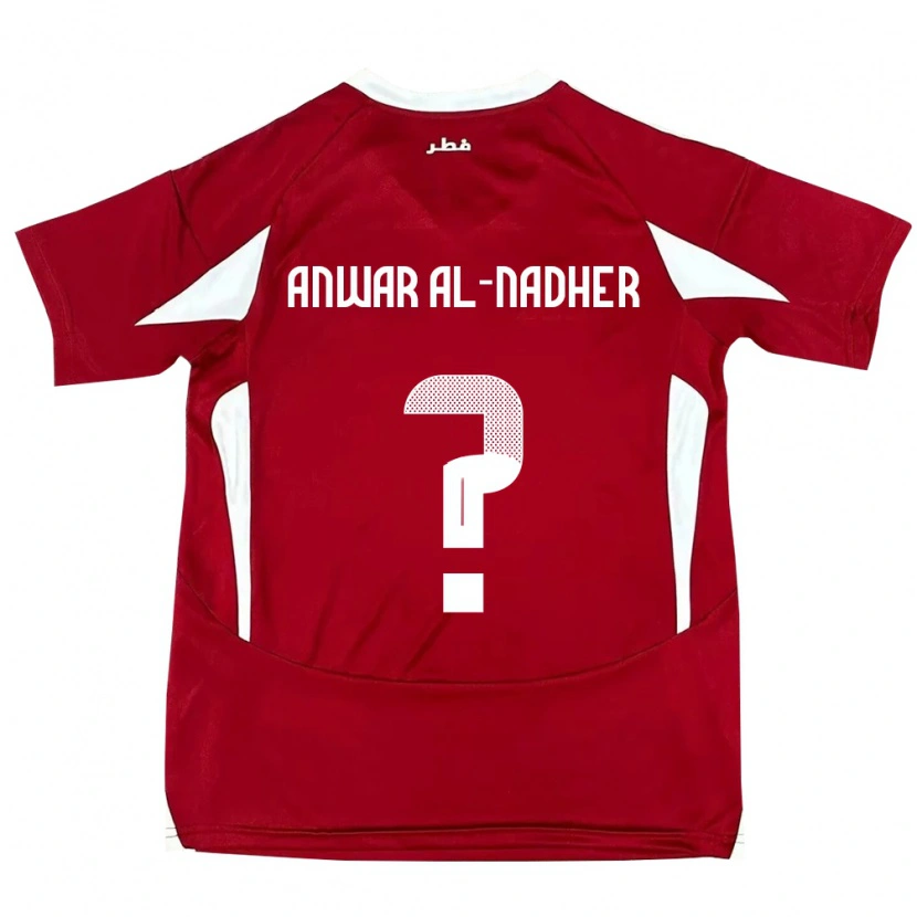 Danxen Herren Katar Salman Anwar Al-Nadher #0 Rot Heimtrikot Trikot 24-26 T-Shirt Schweiz