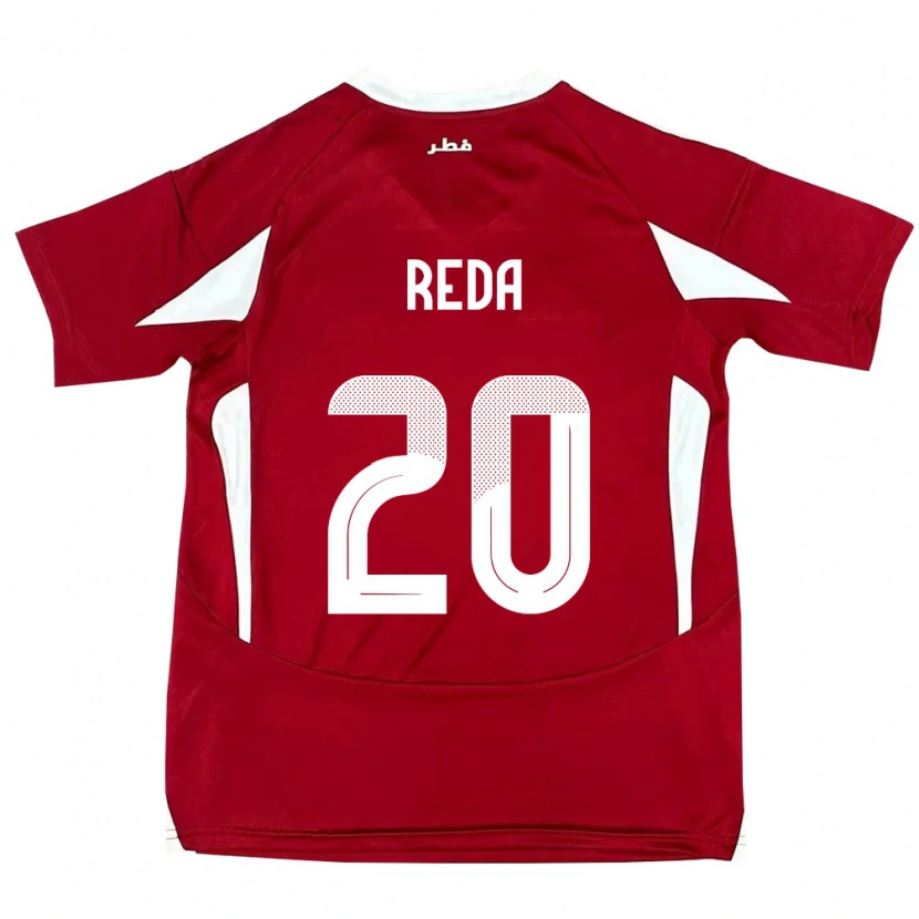 Danxen Herren Katar Salem Reda #20 Rot Heimtrikot Trikot 24-26 T-Shirt Schweiz