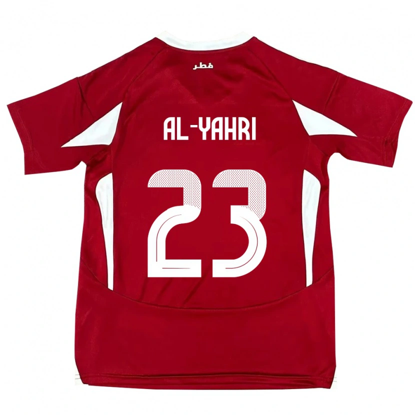 Danxen Herren Katar Nawaf Al-Yahri #23 Rot Heimtrikot Trikot 24-26 T-Shirt Schweiz