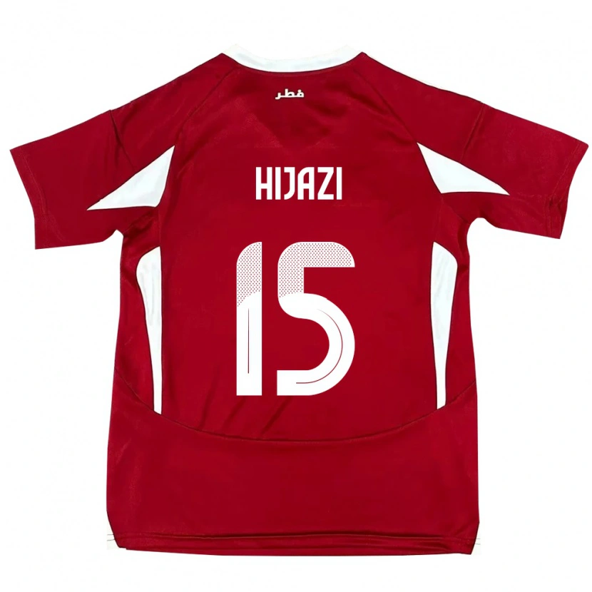Danxen Herren Katar Asalet Hijazi #15 Rot Heimtrikot Trikot 24-26 T-Shirt Schweiz